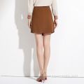 A-Linie High Waist Short Skirt Frauen Kausalkleid